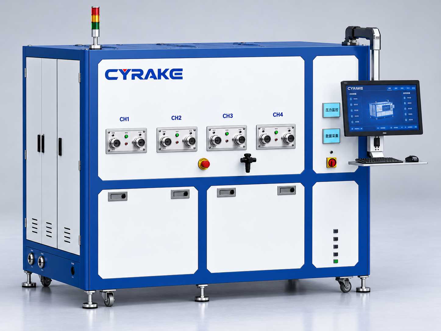 Hydrostatic pressure testing machine