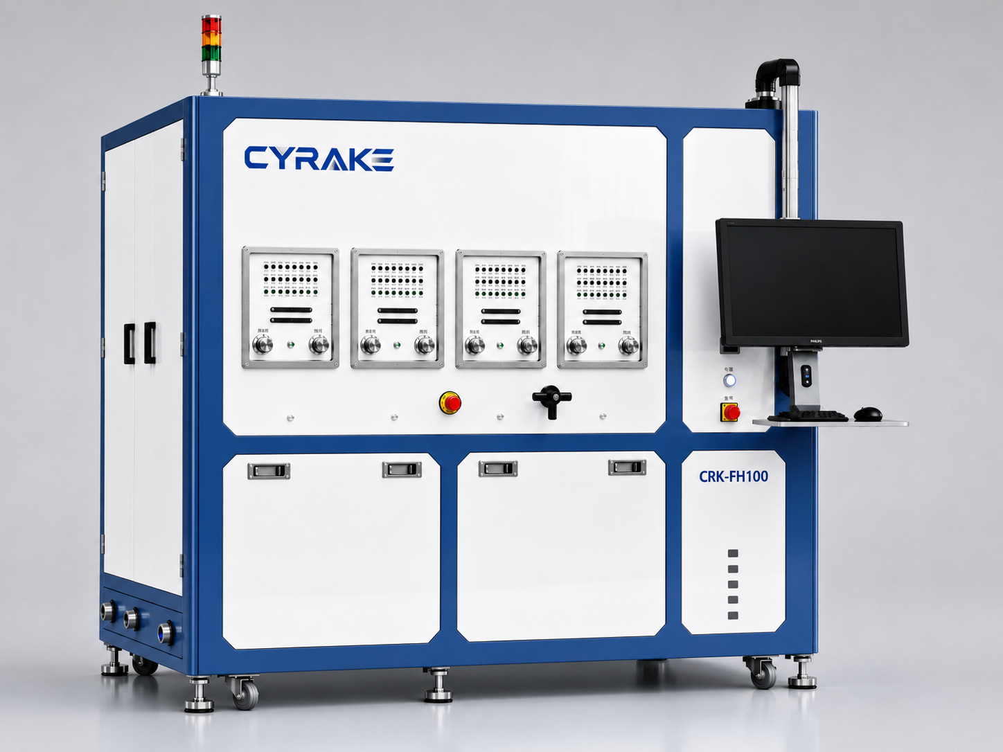 Integrated testing machine for thermal resistance and flow resistance